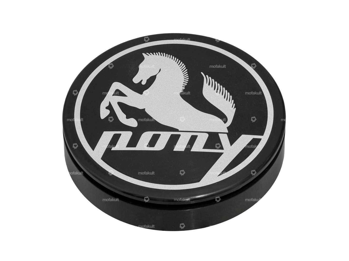 66HEROES speedometer bezel Ø 48 mm "Pony" black Carousel Image 1