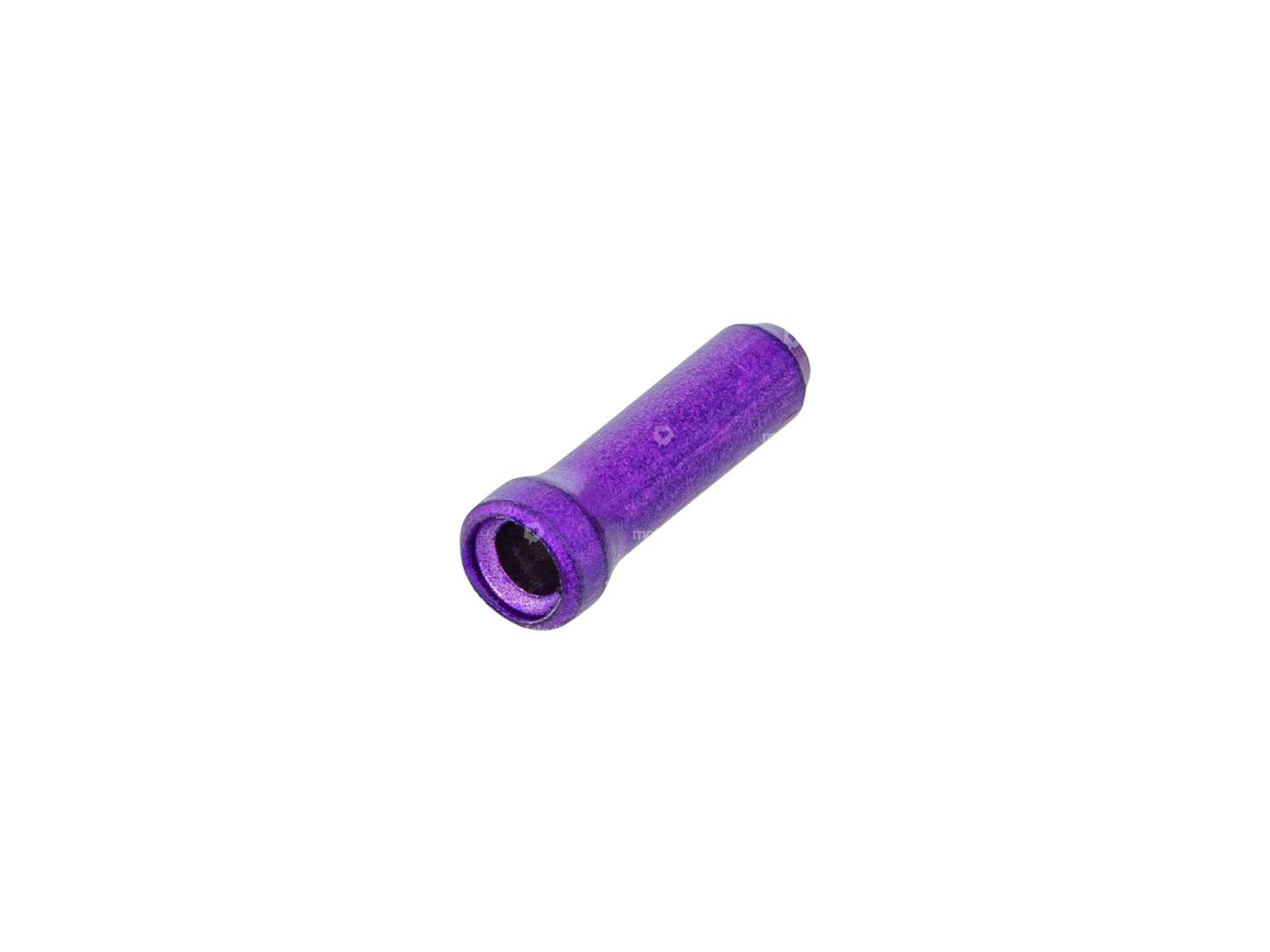 End piece for inner cable aluminium violet anodized Carousel Image 1