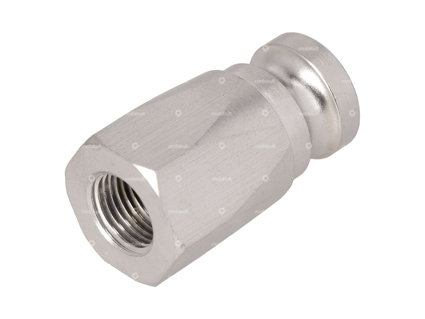 66HEROES Mounting pin M11x1 Wheel axle License plate holder side Inox Carousel Image 1