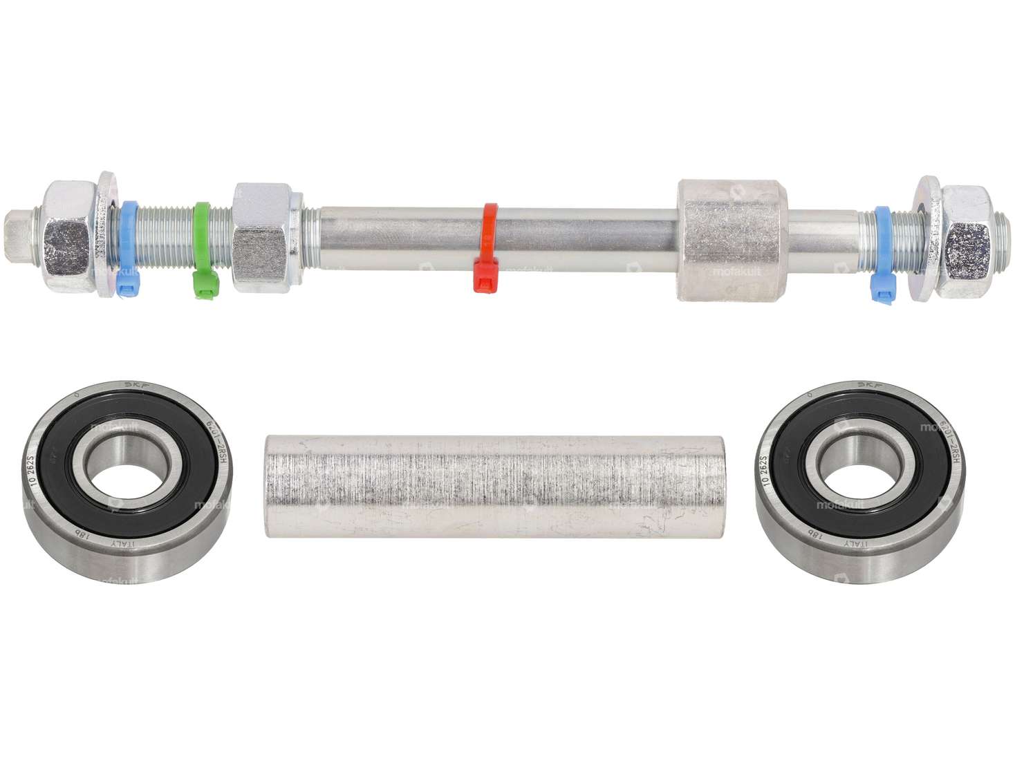 swiing® revival wheel axle set Grimeca wheel hub cast wheel rear | Puch Carousel Image 1