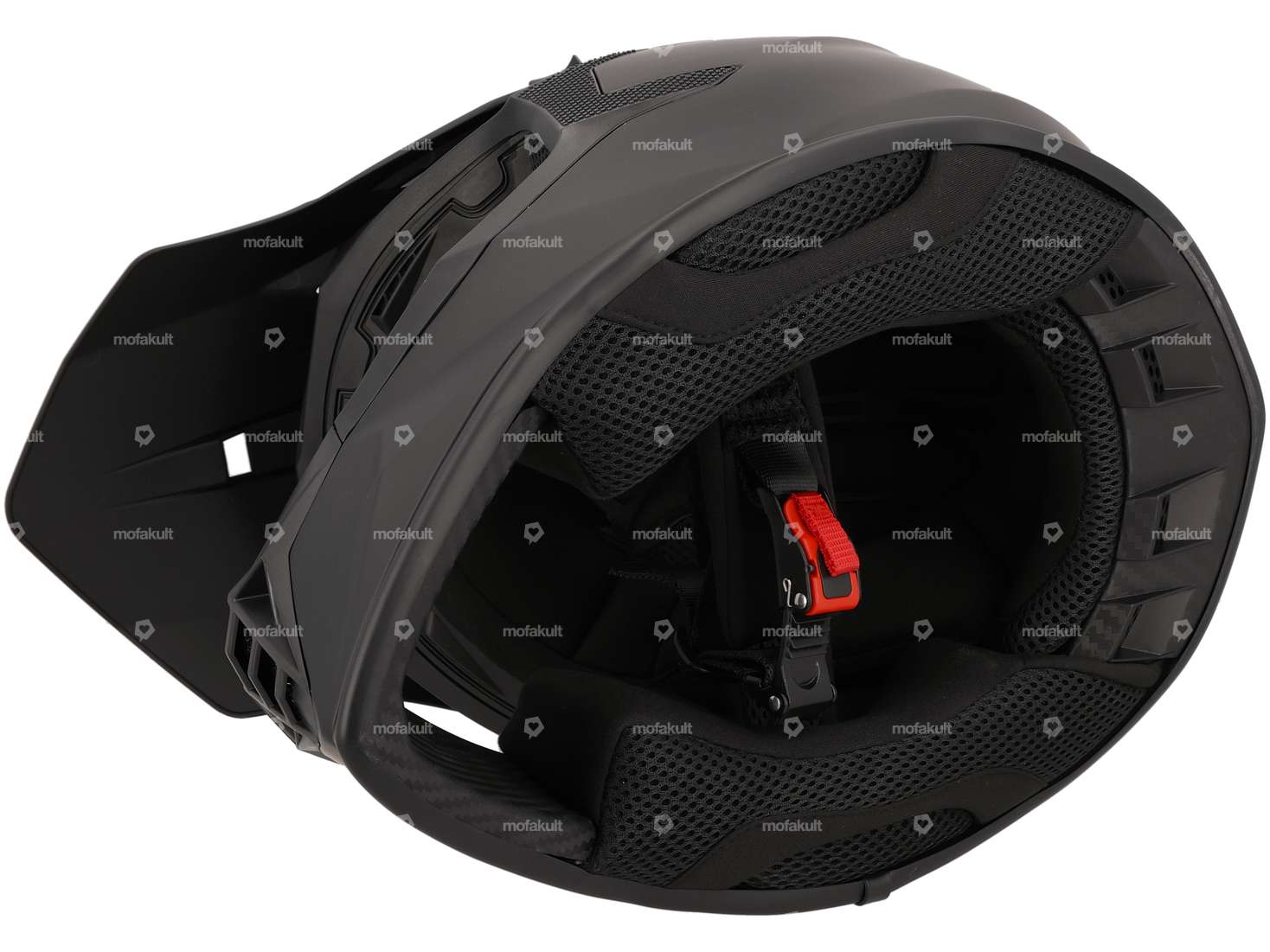 gms cross helmet "Fortis" black-matt Carousel Image 4