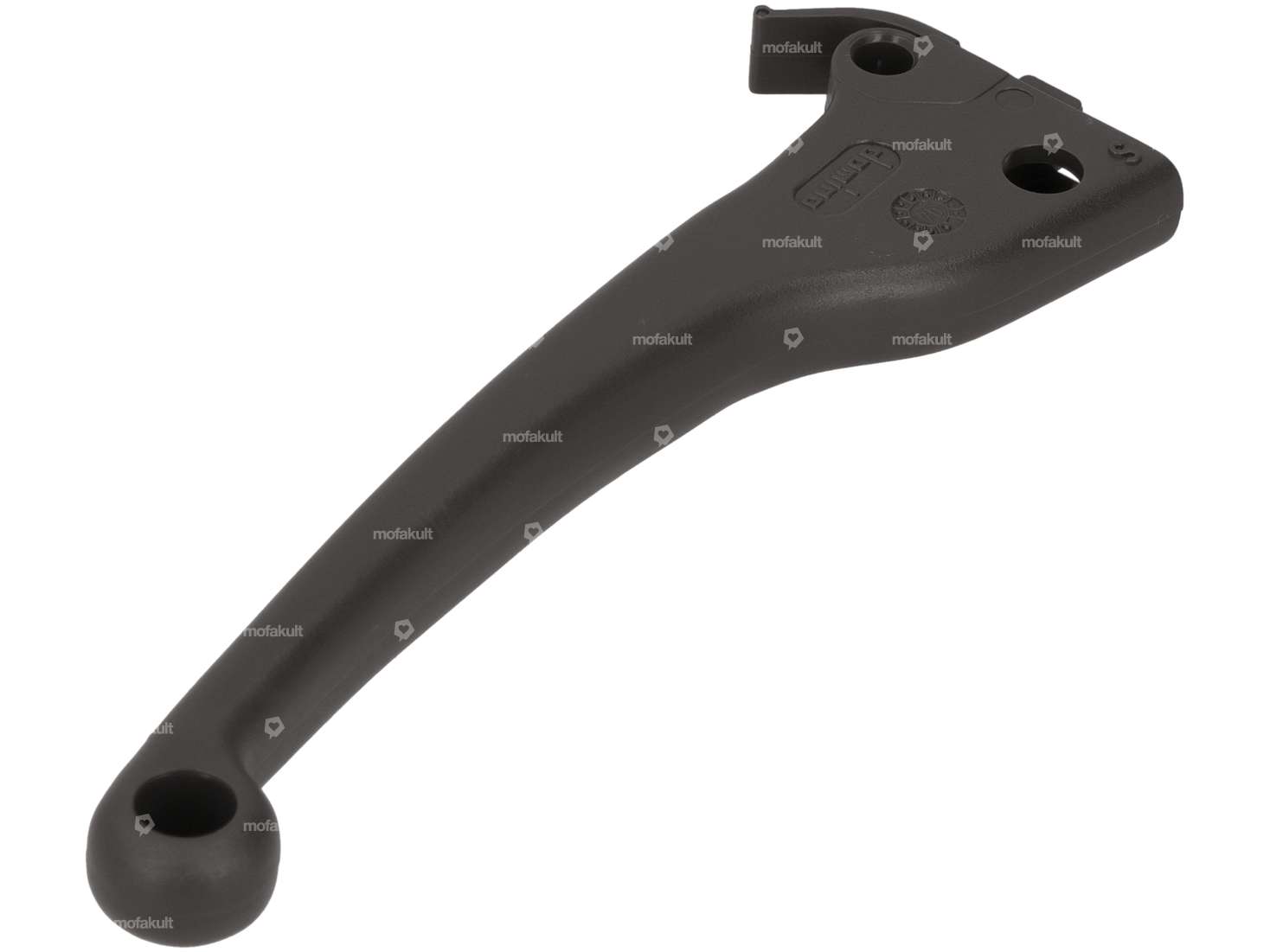 Domino brake lever plastic left gray | Puch Supermaxi P1 XL (Cat.) & Piaggio Ciao C24, SI, Grillo Carousel Image 3