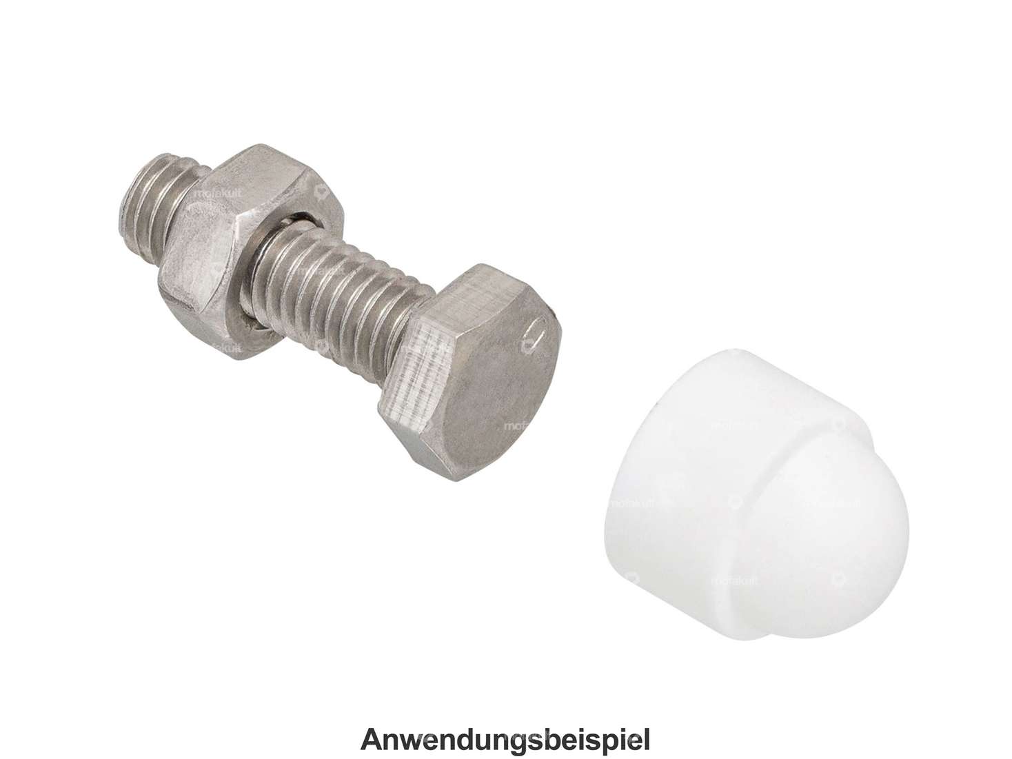 Cover cap external hexagon M5 white Carousel Image 3