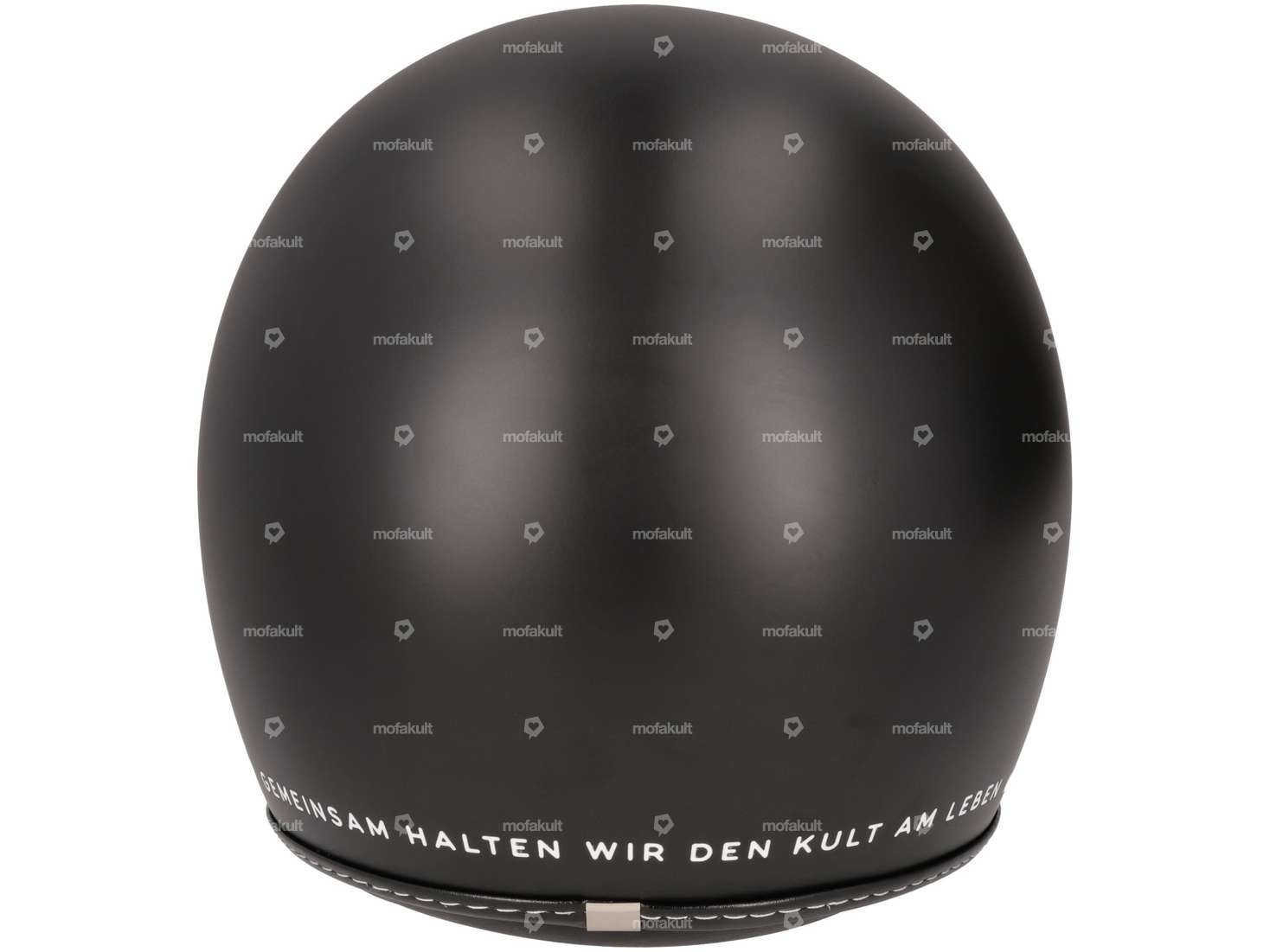 Mofakultwear jet helmet "Kult Line" black Carousel Image 3