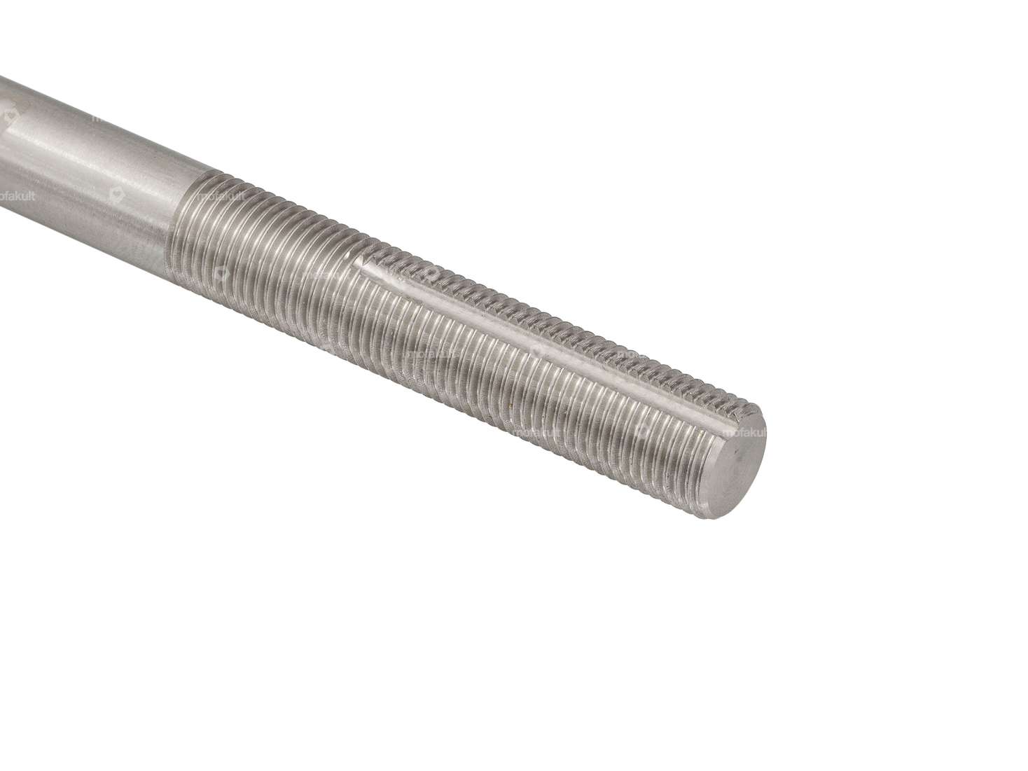 GPO wheel axle M9.5x1 x 142 front wheel (with groove) Inox | Sachs Carousel Image 2