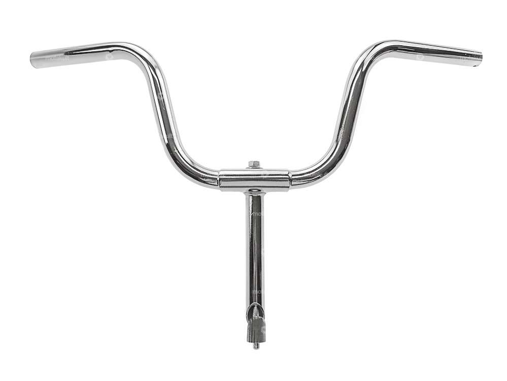 Handlebar with stem 17 cm chrome | Puch Maxi N, X30 Carousel Image 1