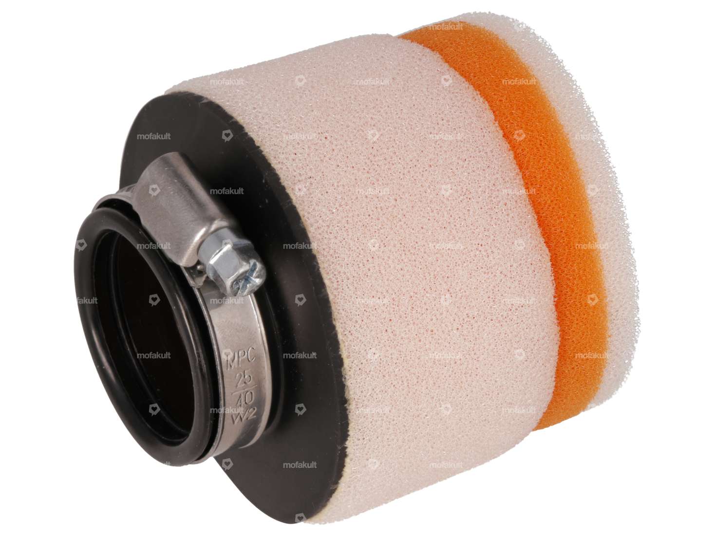 Twin Air air filter foam straight short cylindrical (Ø 35 mm) Carousel Image 1