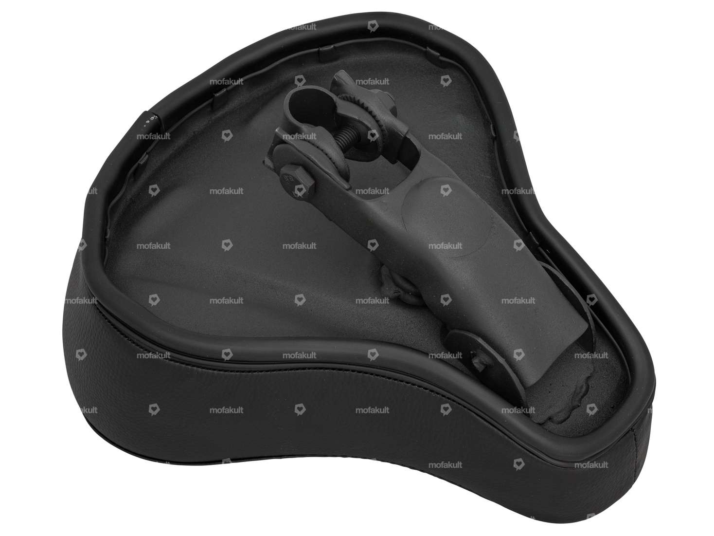 Saddle "PUCH" lettering strong spring black Carousel Image 2