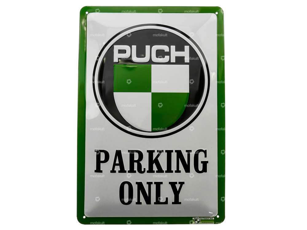 Nostalgic Art tin sign "Puch Parking Only" 20 x 30 cm Carousel Image 1
