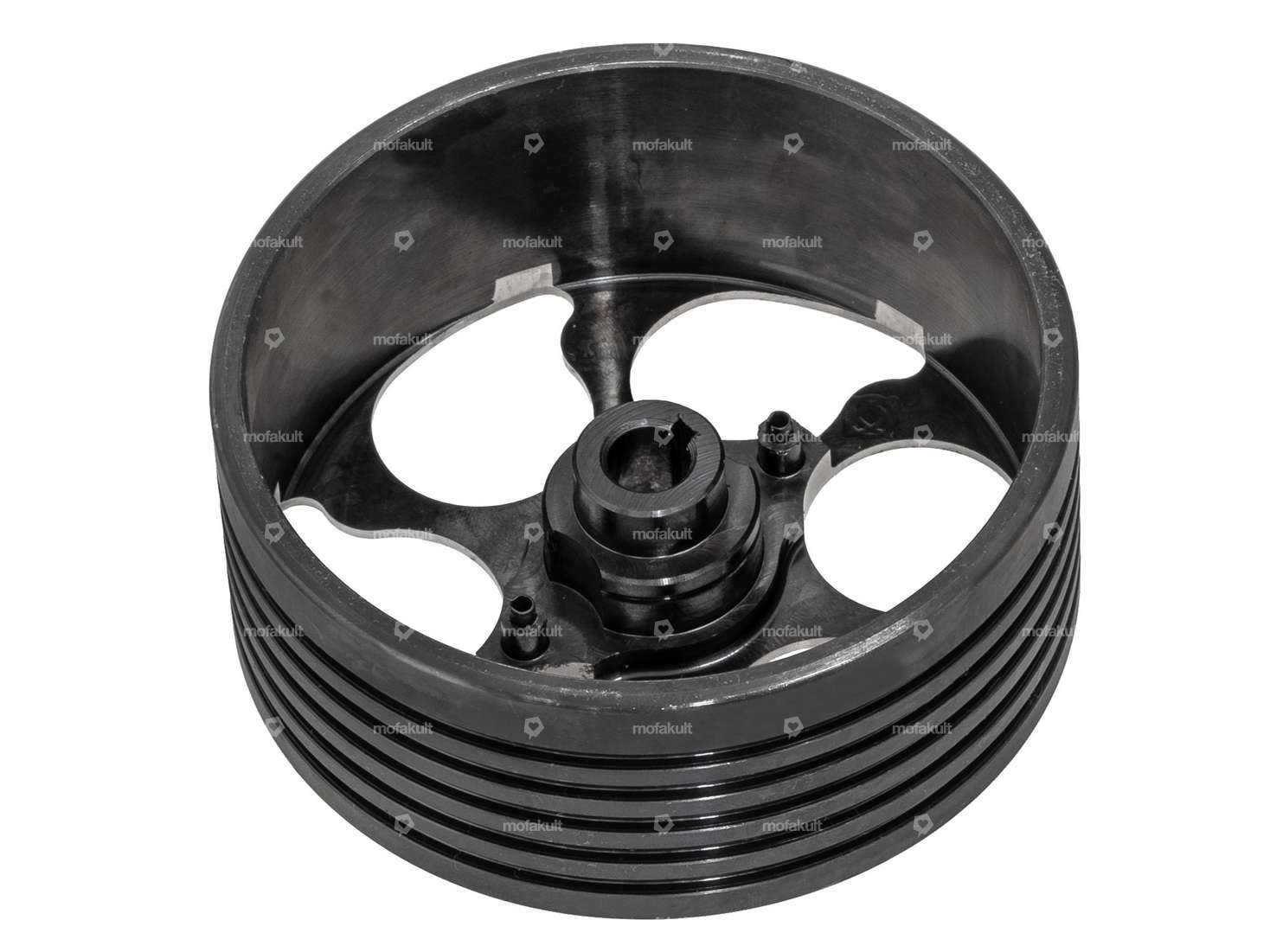 Clutch bell converter Vario CNC steel black | Piaggio Ciao, SI, Bravo, Boxer Carousel Image 2