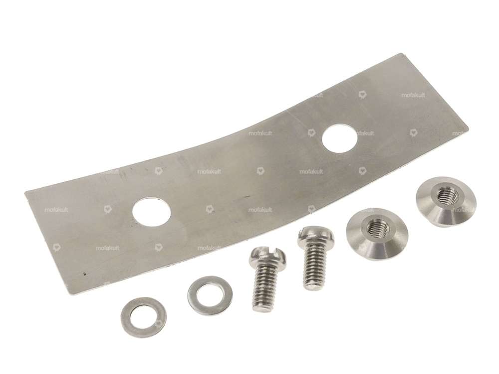 66HEROES spring plate & M5 cam number holder Inox Carousel Image 1