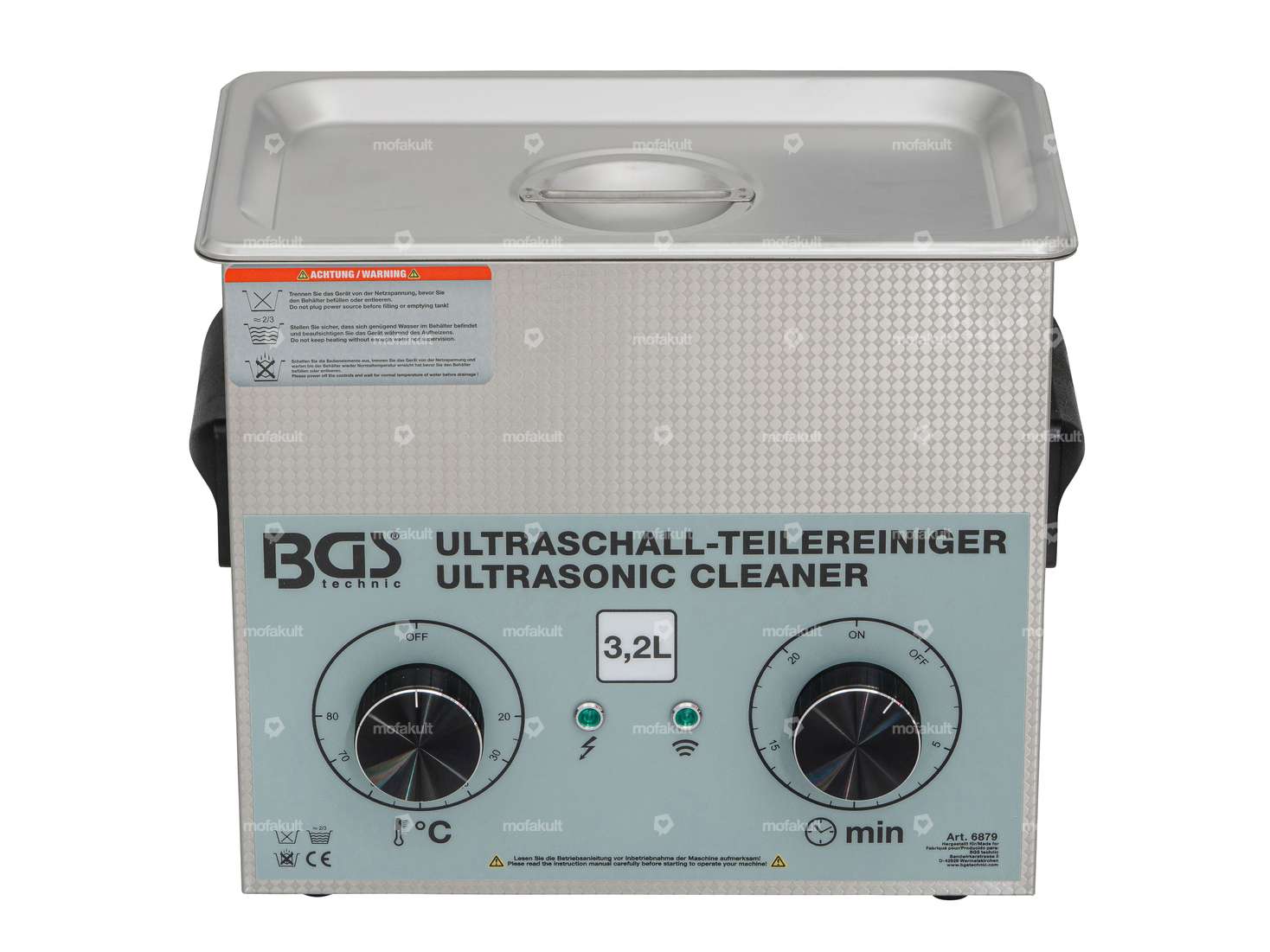 BGS Ultrasonic cleaner 3.2 L Carousel Image 2