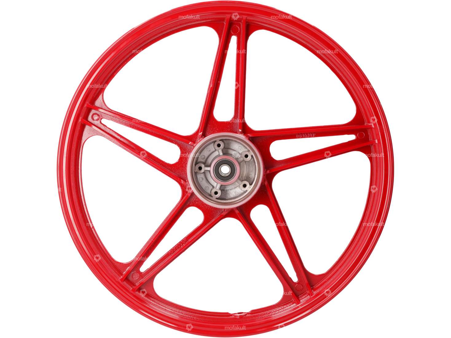 Wheel set 17" cast red (5 spokes) | Peugeot 103 Carousel Image 4