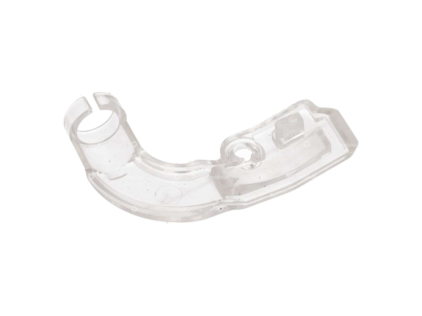 Lusito transparent throttle twist grip cable cover (angled at the rear) Carousel Image 2