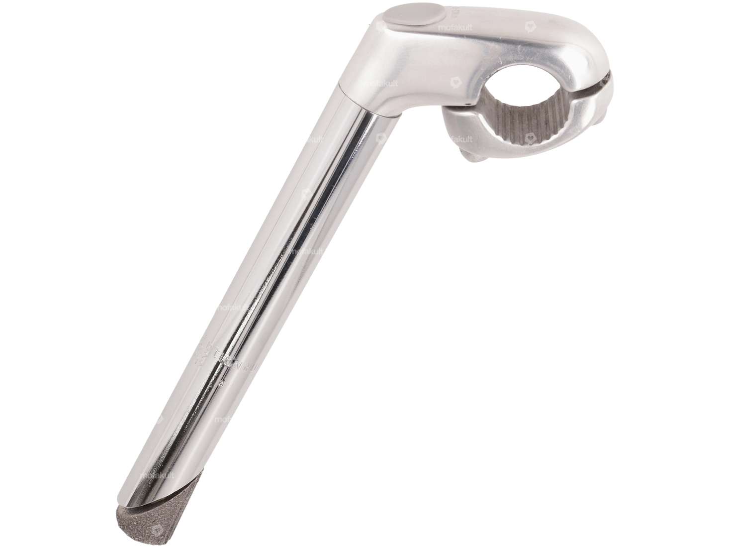 Handlebar stem 22 mm silver (1A quality) Carousel Image 1