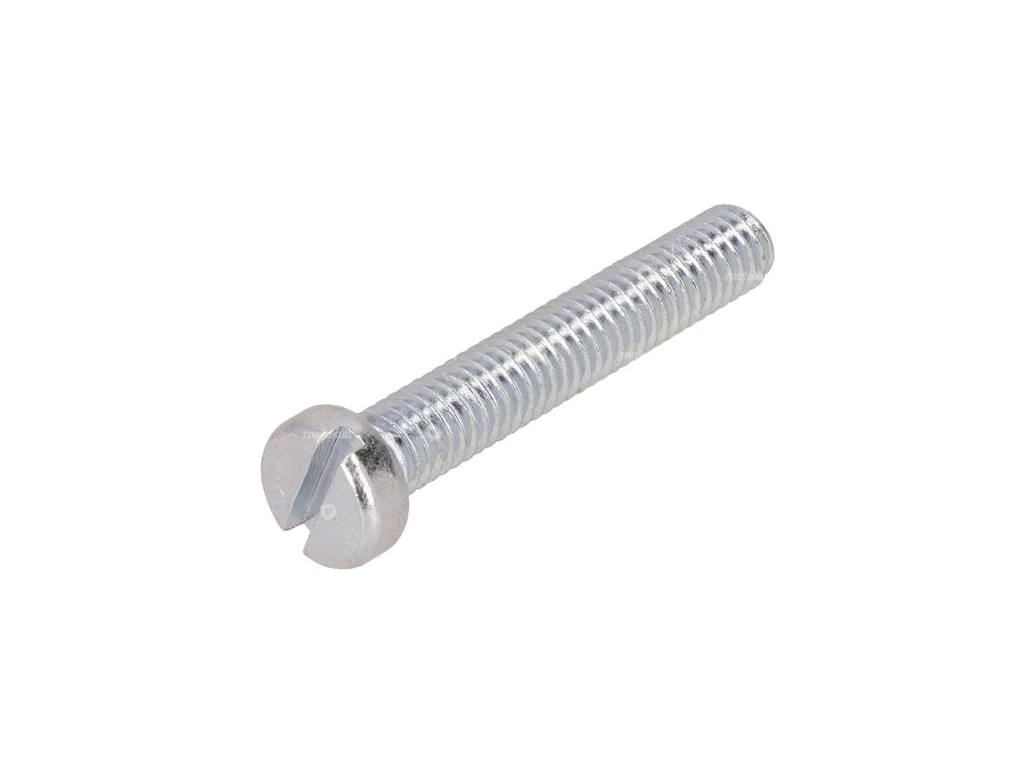 Screw M6x35 cylinder head slot galvanized Carousel Image 1
