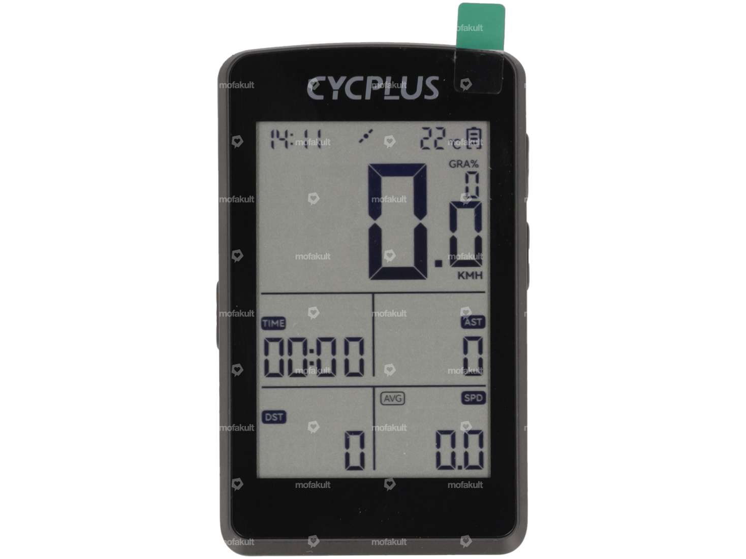 GPS speedometer computer rectangular black Carousel Image 3