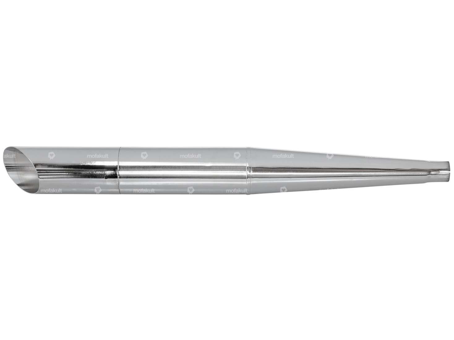 swiing® ingenious Drag Pipe 45° Chrome Ø 28 / 70 mm Carousel Image 1