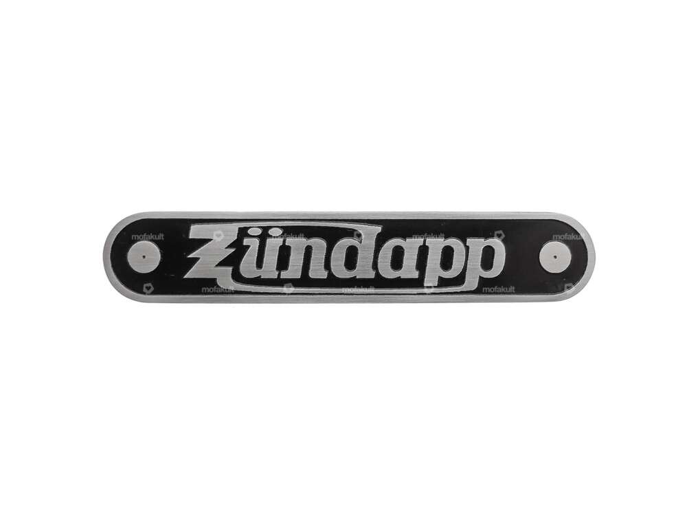 Zündapp brand plate aluminum Carousel Image 1