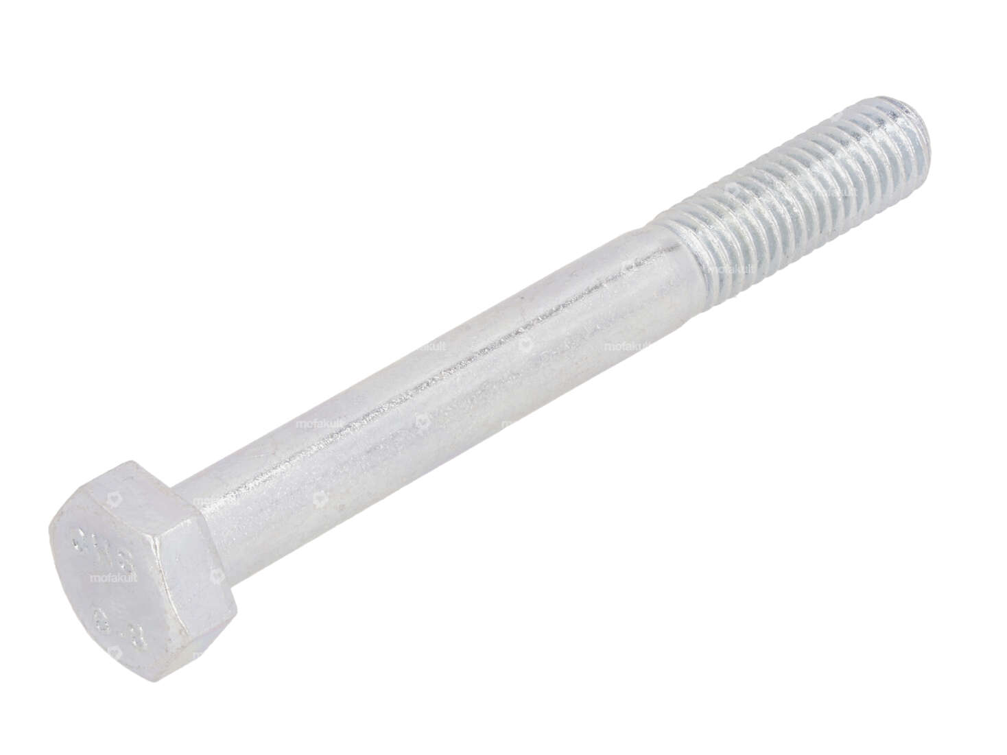 M8x70 hexagon head screw, galvanized shank Carousel Image 1