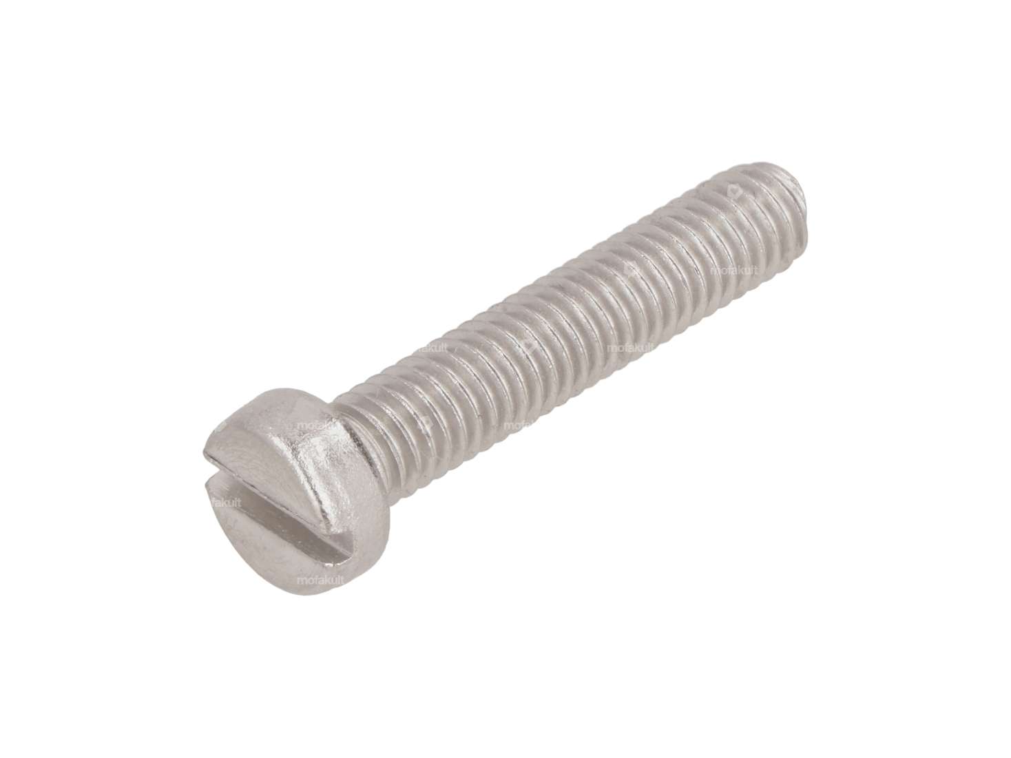 Screw M6x30 cylinder head slotted stainless steel Carousel Image 1