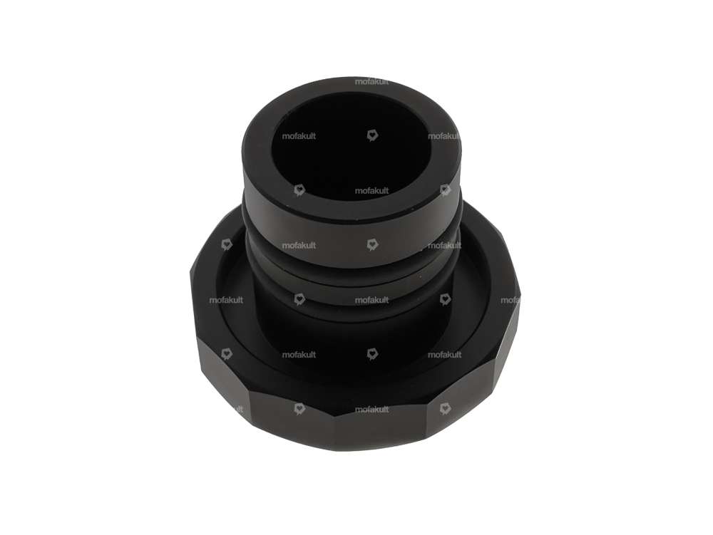 66HEROES Tank cap aluminum square (to plug in) black | Puch Maxi Carousel Image 2