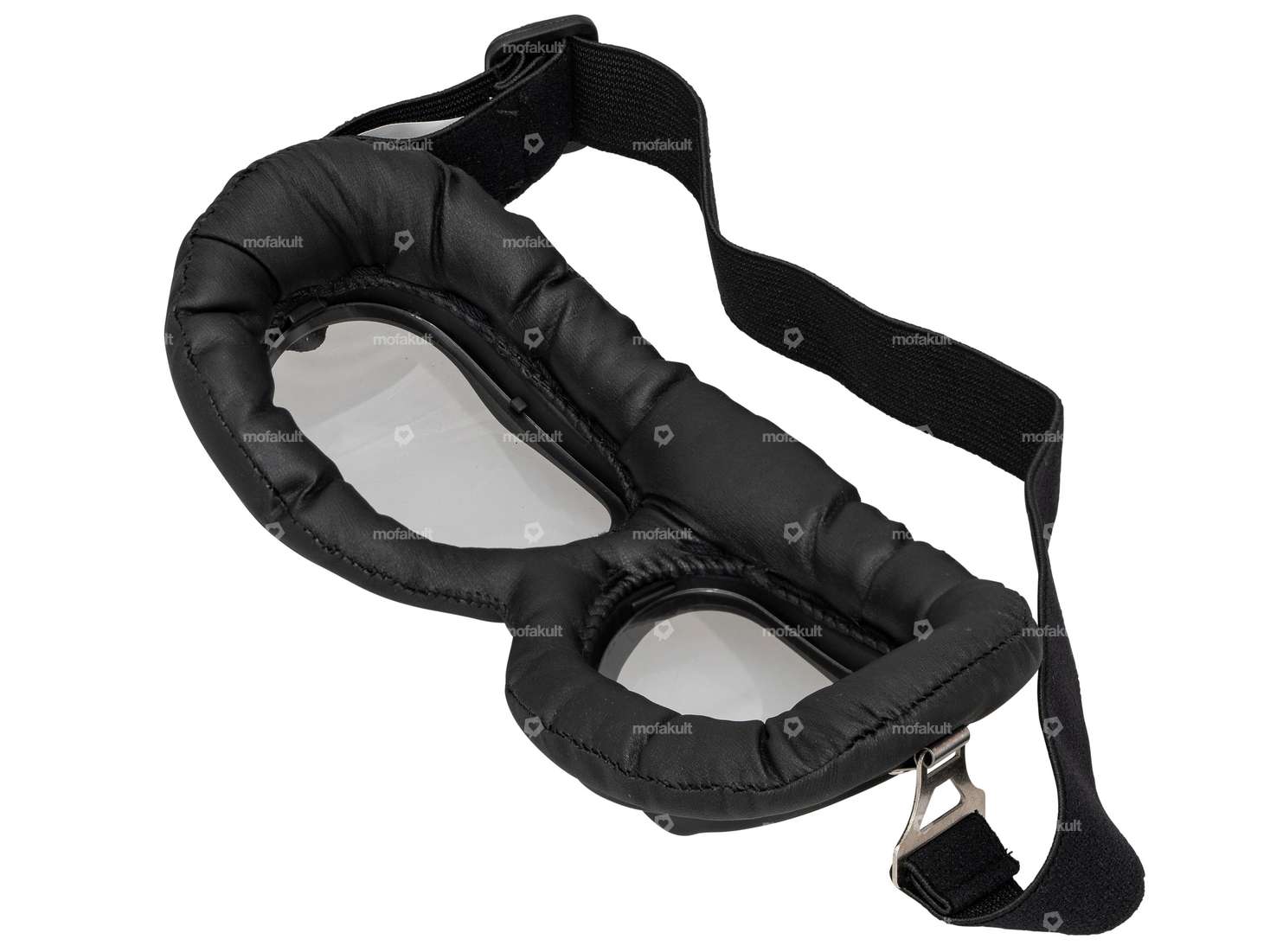 Aviator glasses round black Carousel Image 2