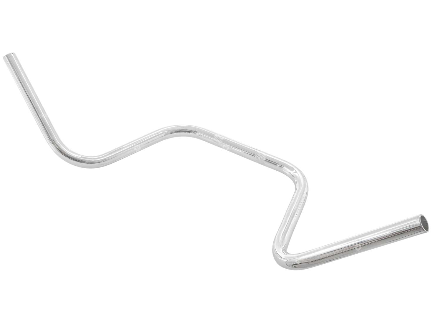 Handlebar fork plate 26 cm "fatbar" Ø 25 mm chrome Carousel Image 2