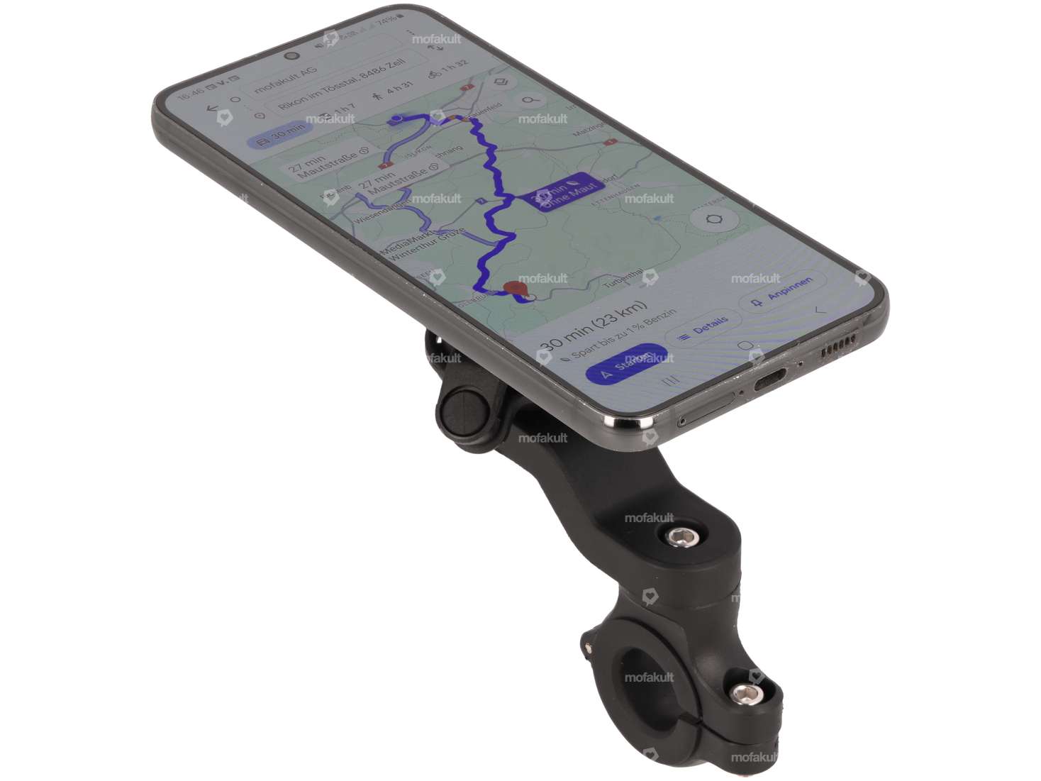 Cell phone holder Anti-Shake blue Carousel Image 3