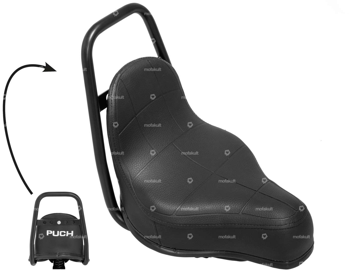 Saddle "Hobby Rider" black Carousel Image 1