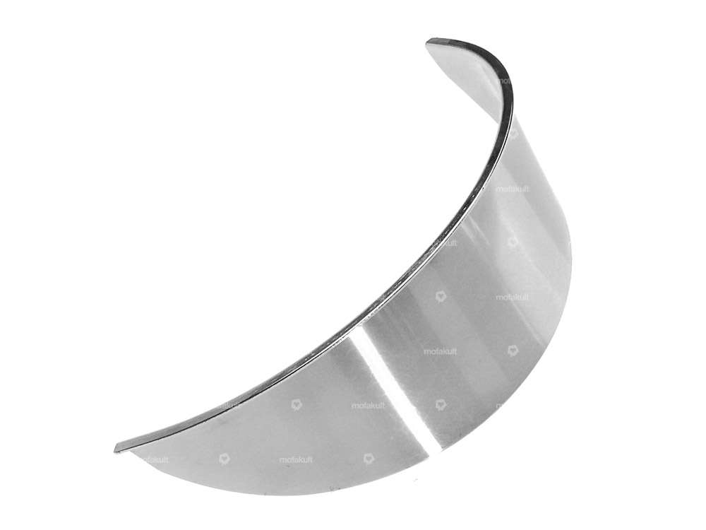 Large chrome headlight spoiler Carousel Image 1