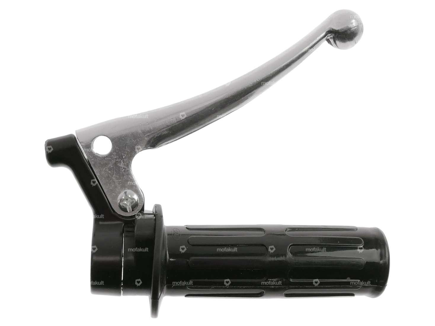 Throttle twist grip Oldschool black Carousel Image 1