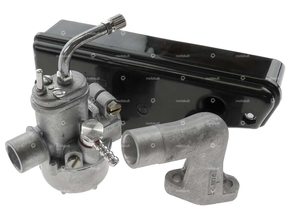 swiing® ingenious 15mm carburetor set HG long | Sachs 503 Carousel Image 1