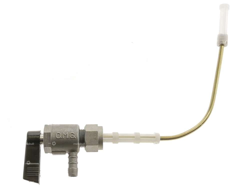 OMG fuel tap horizontal M12x1 (with union nut) bottom outgoing | Puch Maxi N, S Carousel Image 1