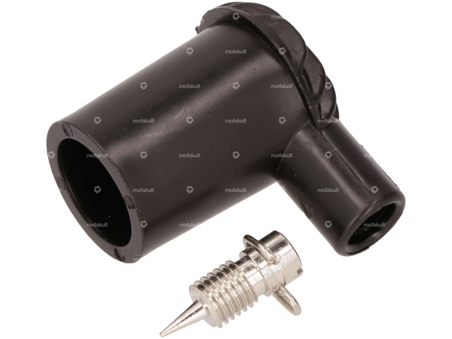 Grooved spark plug cap with clamping pin / not suppressed Carousel Image 1