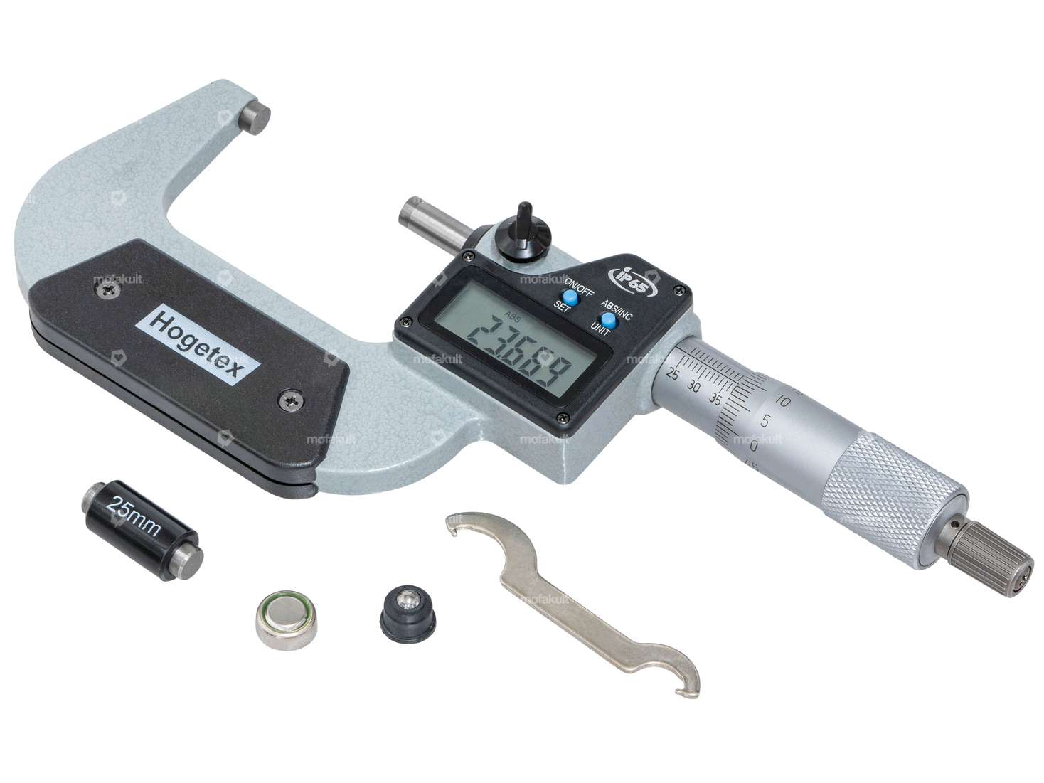 Hogetex micrometer 25-50 mm Digital 0.001 mm reading accuracy Carousel Image 1