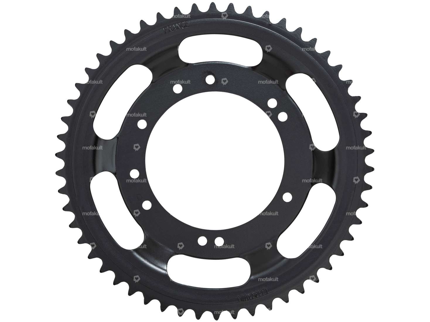 Sprocket 54 teeth black | Peugeot 103 Carousel Image 1
