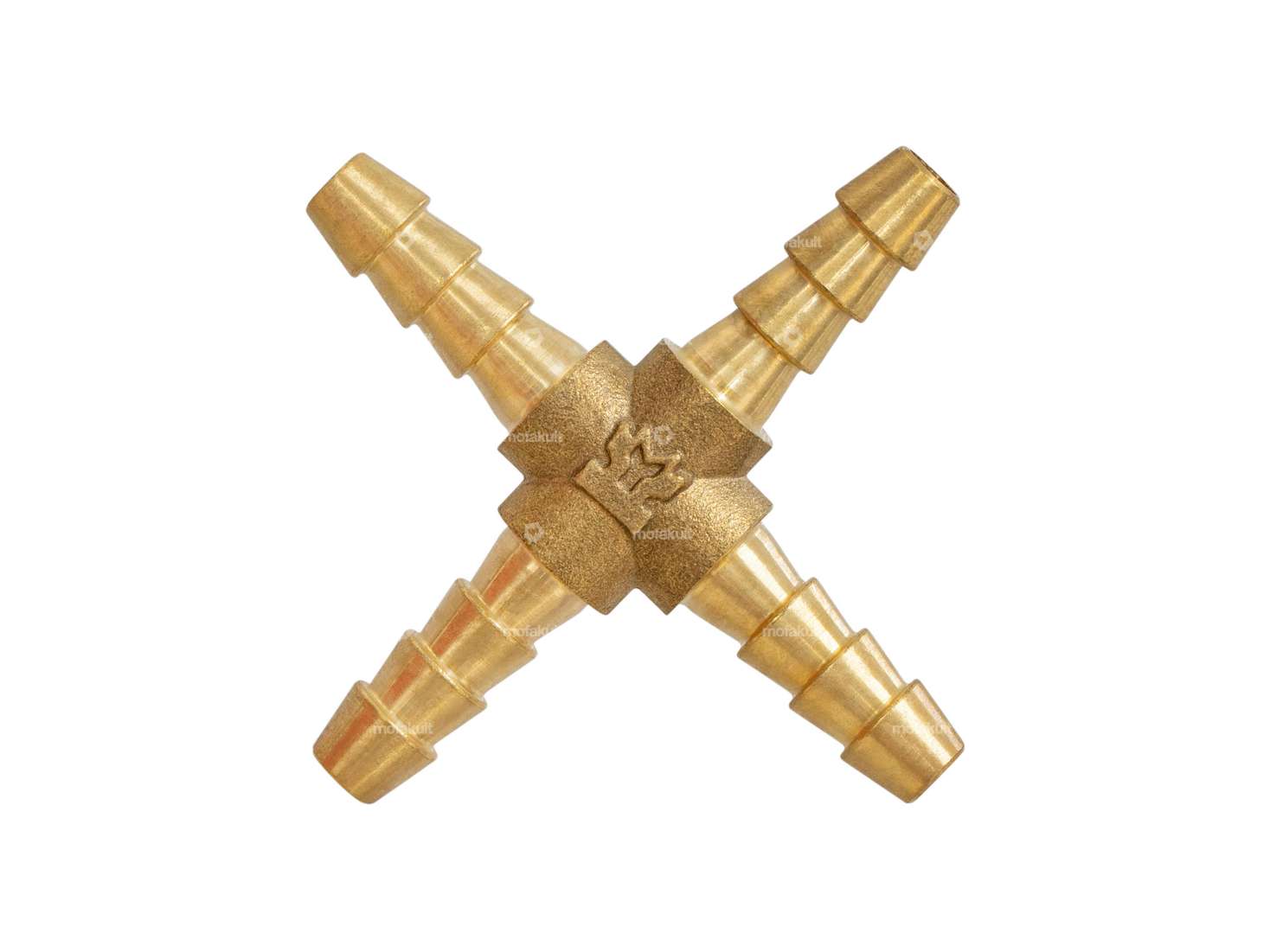 Connector "X" Ø 5/ 7 mm fuel hose brass Carousel Image 1
