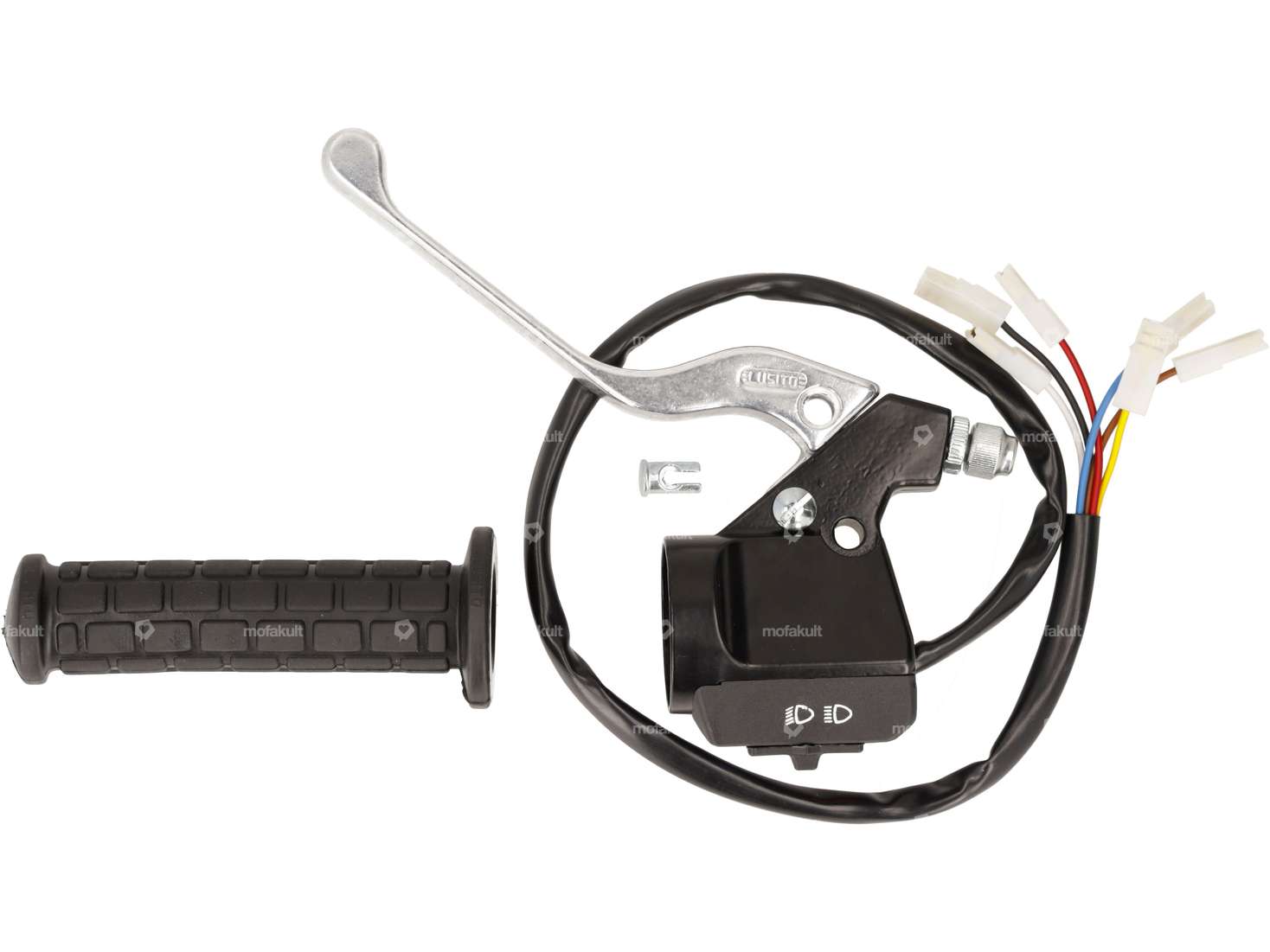 Lusito brake lever with blinker, light & horn Carousel Image 1