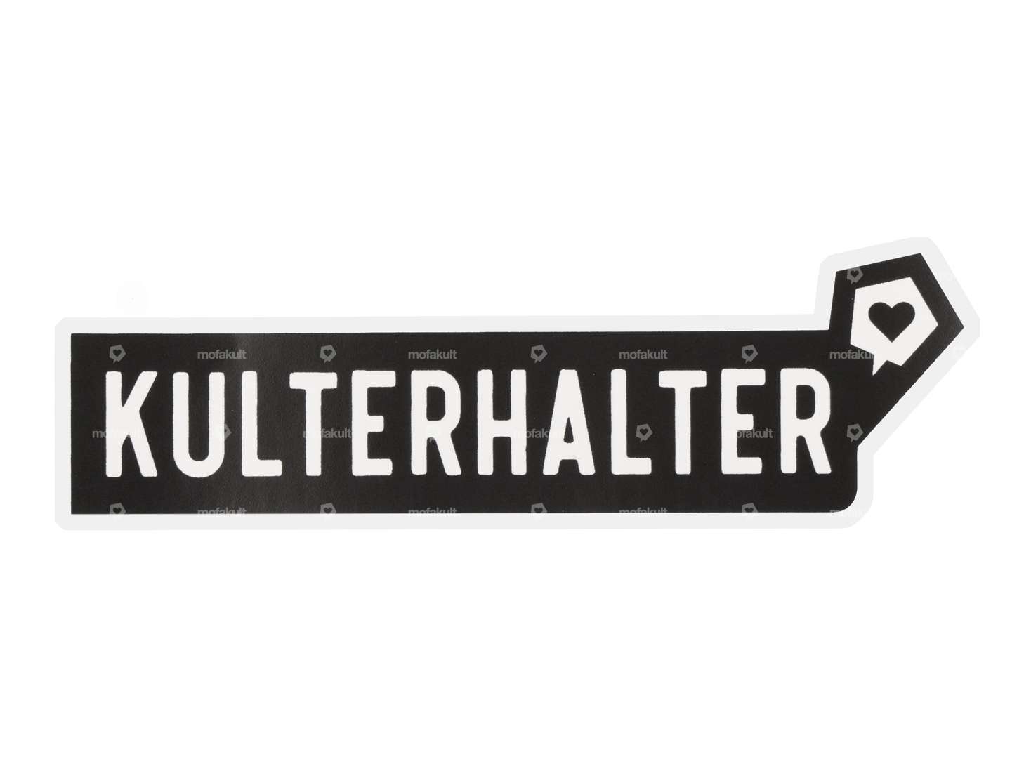 mk-Merch sticker "KULTERHALTER" 25 x 100 mm Carousel Image 1