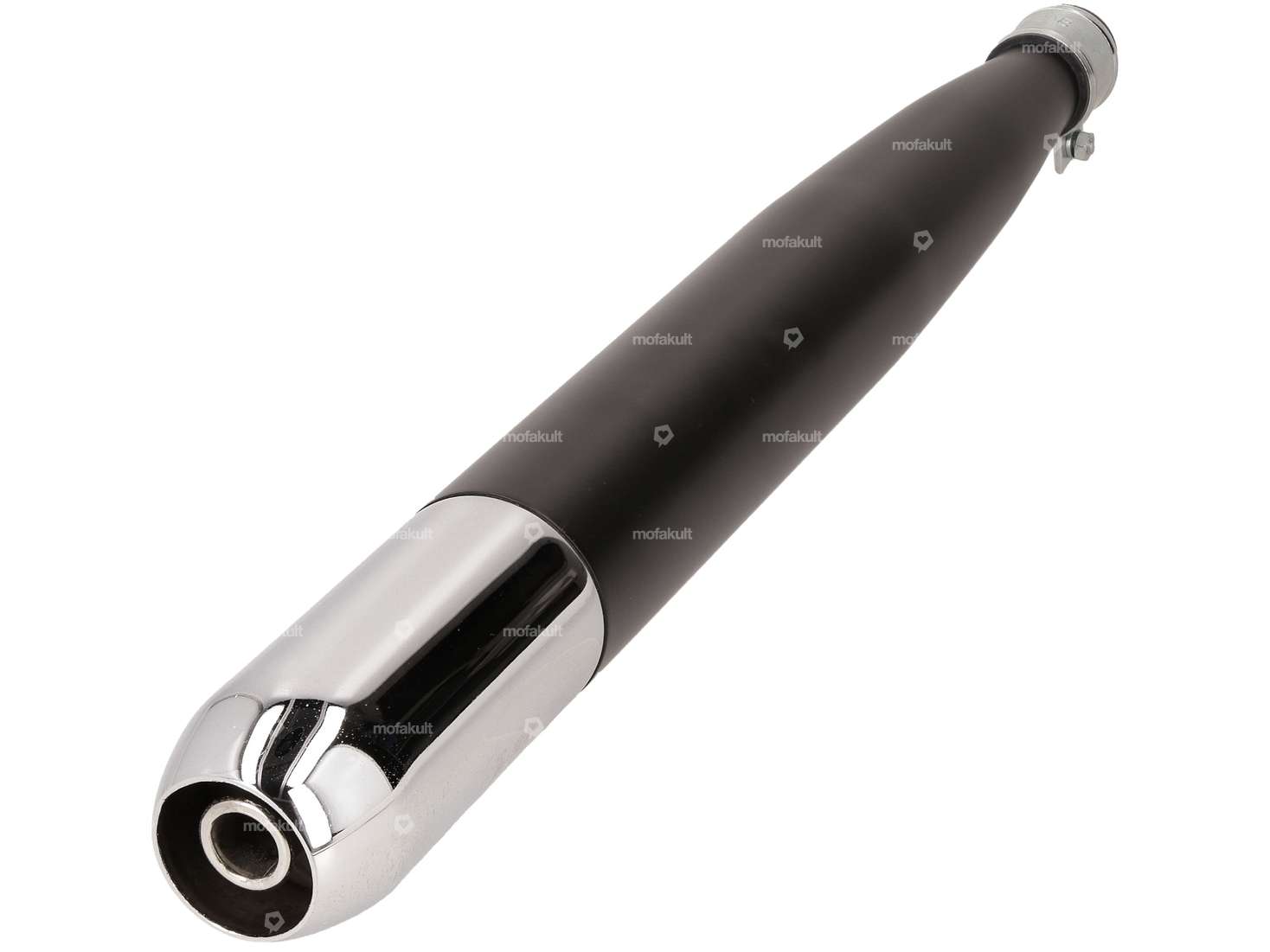GPO cigar exhaust Ø 28 / 60 mm (black / chrome) | Sachs Carousel Image 2