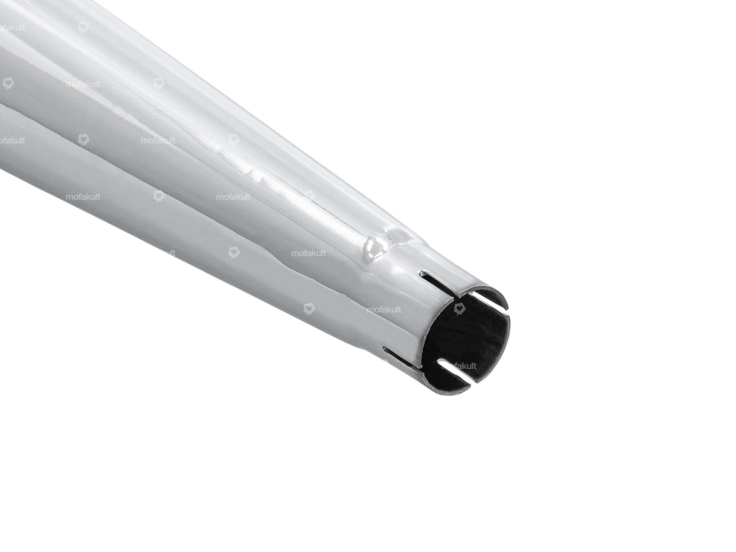 swiing® ingenious Drag Pipe 45° Chrome Ø 28 / 70 mm Carousel Image 2