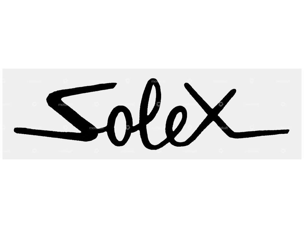 Sticker Solex black 102 x 27 mm Carousel Image 1
