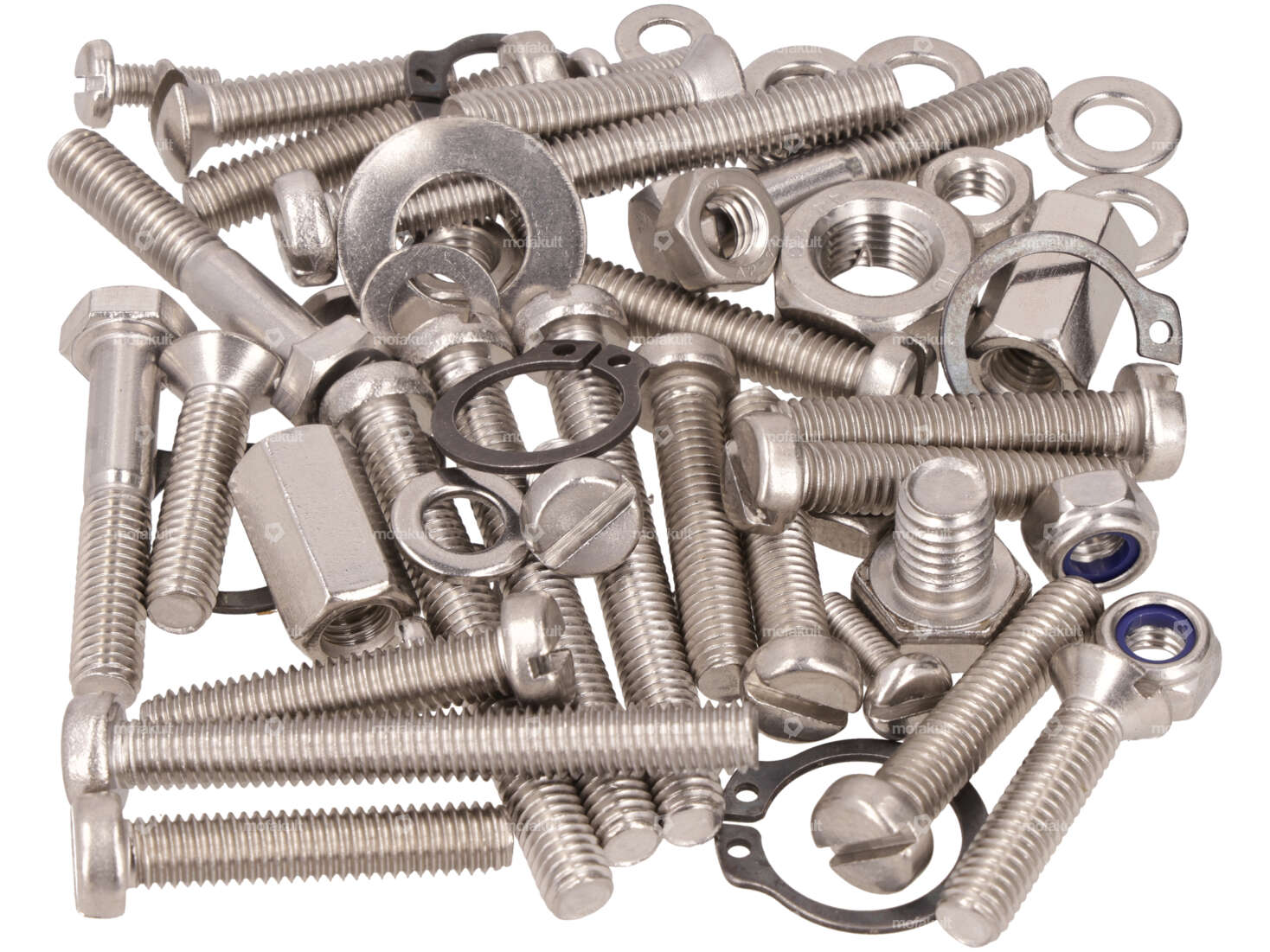 swiing® revival screw set Motor E50 Inox | Puch Maxi Carousel Image 1