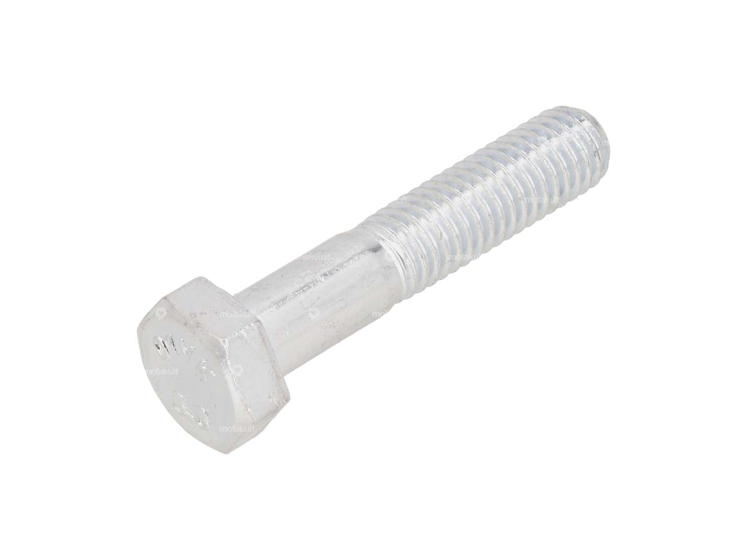 M8x40 hexagon head screw, galvanized shank Carousel Image 1