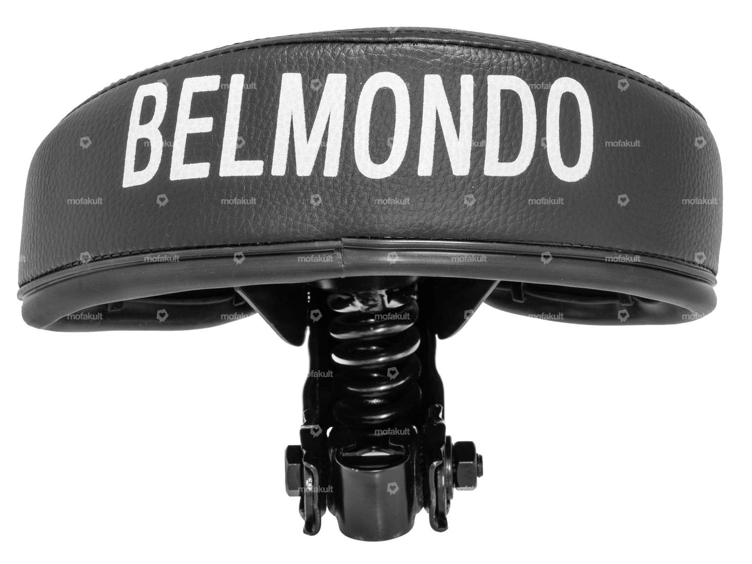 Saddle "BELMONDO" lettering low black Carousel Image 3