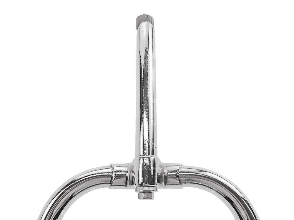 Handlebar with stem 17 cm chrome | Puch Maxi N, X30 Carousel Image 4