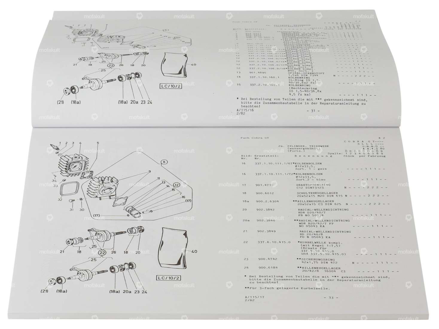 Spare parts catalog | Puch Cobra 6-speed (AT, DE) Carousel Image 3