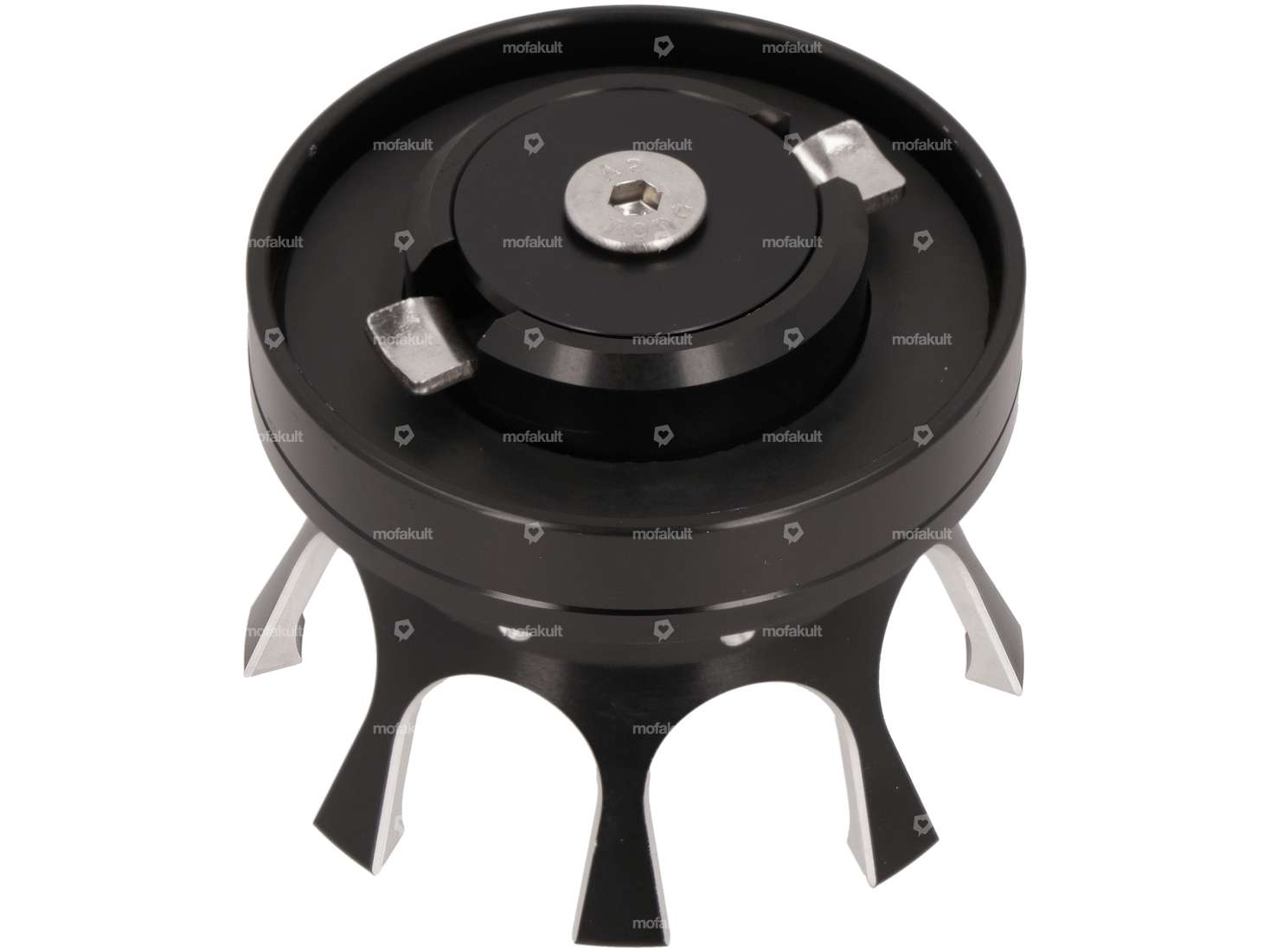 66HEROES Tank cap black 40 mm bayonet "Crown" Carousel Image 2