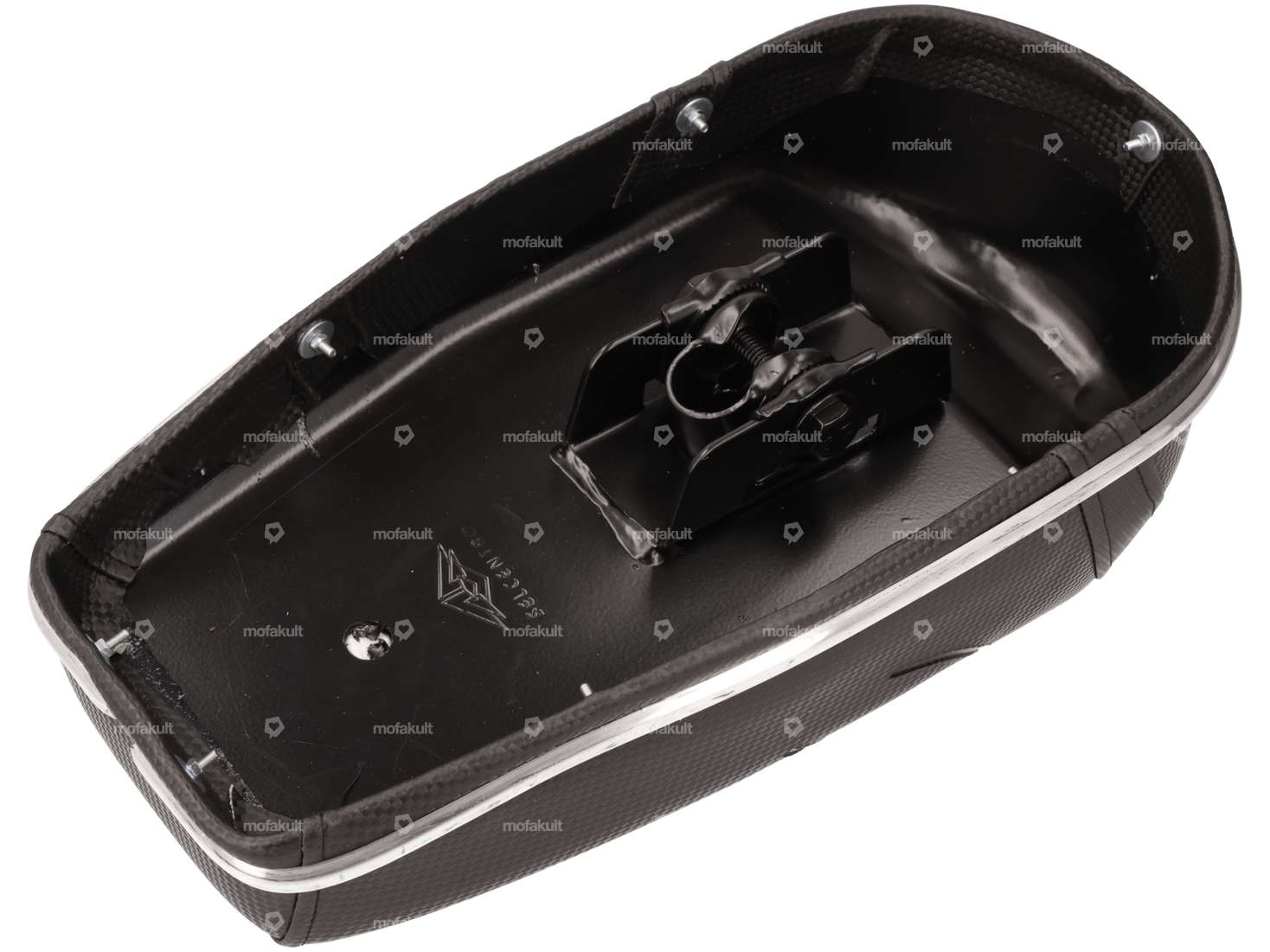 Carbon seat with aluminum strip Carousel Image 2